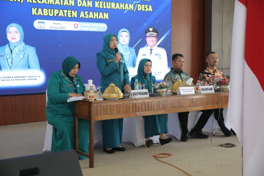 Wakil Bupati Asahan Hadiri Pelantikan PKK Kecamatan Kelurahan/Desa