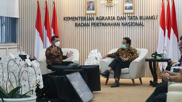 Rencana Integrasi RTRW dan RZWP3K, Gubernur Kepri Temui Menteri Agraria dan Tata Ruang