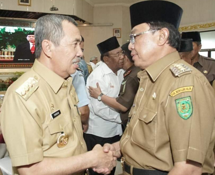 Bupati Inhil Hadiri Pisah Sambut Dan Serah Terima Jabatan Gubri