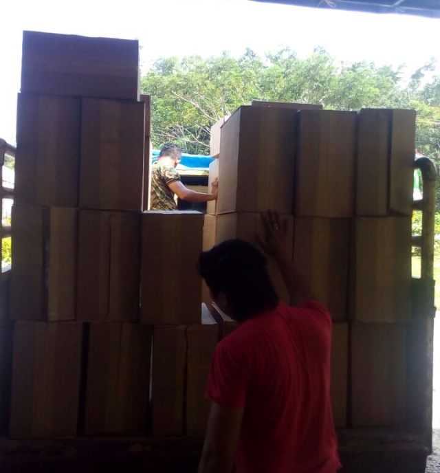 Seratus Kardus Rokok Lufman Diamankan Polsek Sungai Apit