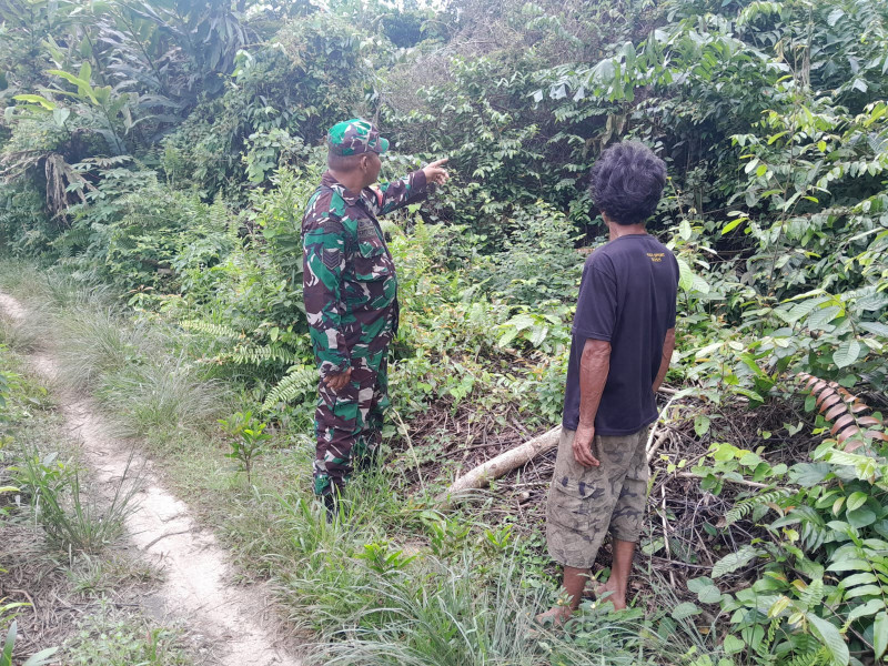 Patroli dan Sosialisasi Serma Fahrizal Purba Kepada Masyarakat