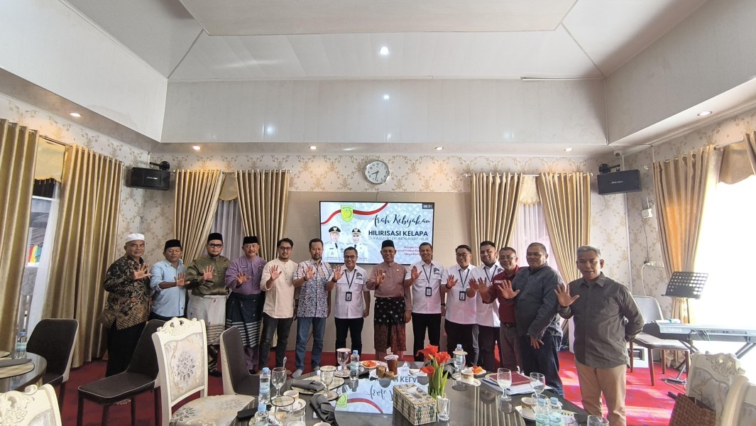 Bupati Herman dan Bappenas RI Serius Bentuk Tata Kelola Baru Komoditas Kelapa Inhil