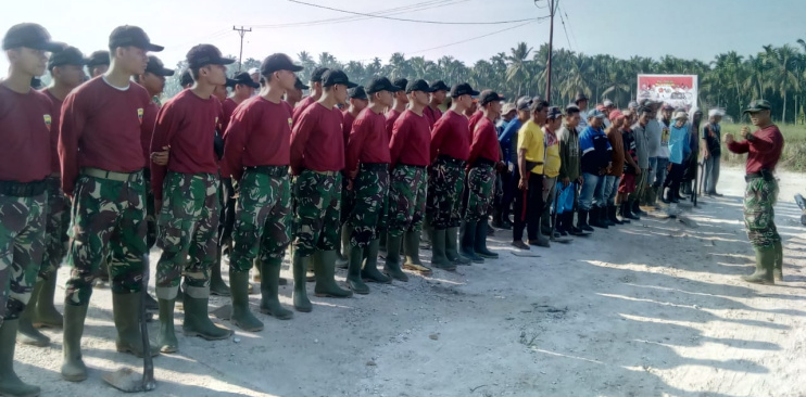 Ini yang Dilakukan Para Satgas TMMD ke 106 Kodim 0314/Inhil Sebelum Berangkat ke Lokasi Sasaran