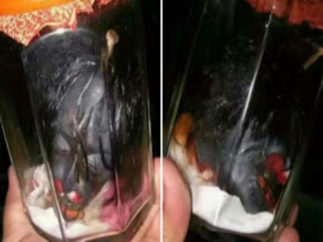 Heboh..!! Kepala Kuntilanak Disimpan di Dalam Toples