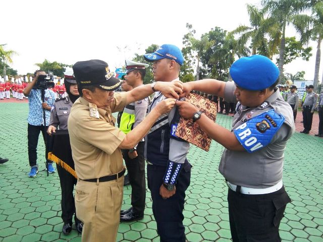 Bupati Siak Pimpin Apel Gelar Pasukan