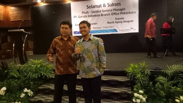 Refky Riyantori GM Garuda Indonesia Pekanbaru yang Baru