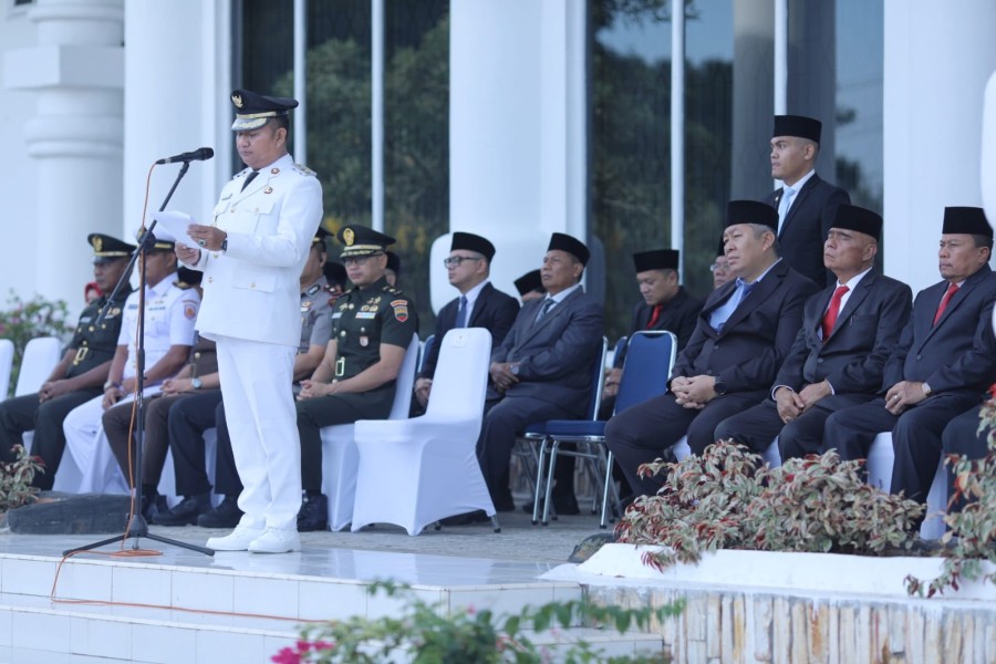 Wakil Bupati Asahan Pimpin Upacara Otonomi Daerah