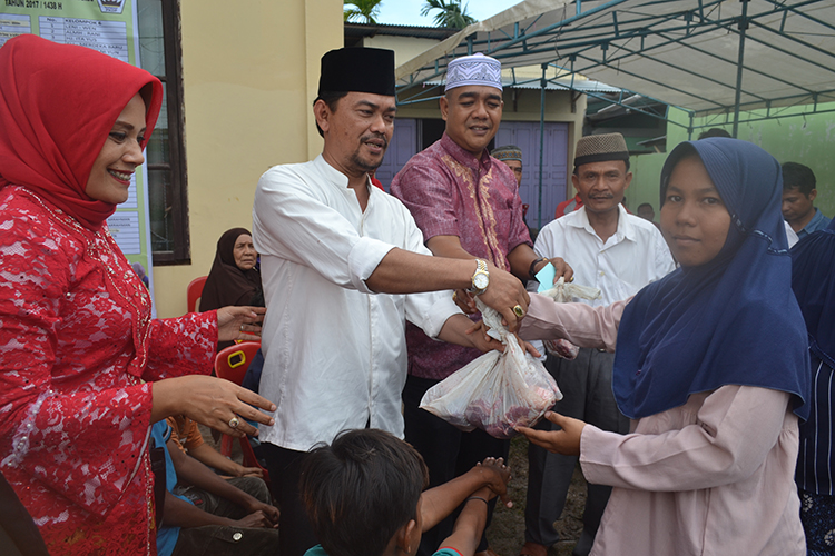 Ketua DPRD Kota Dumai Tinjau Penyembelihan Hewan Kurban