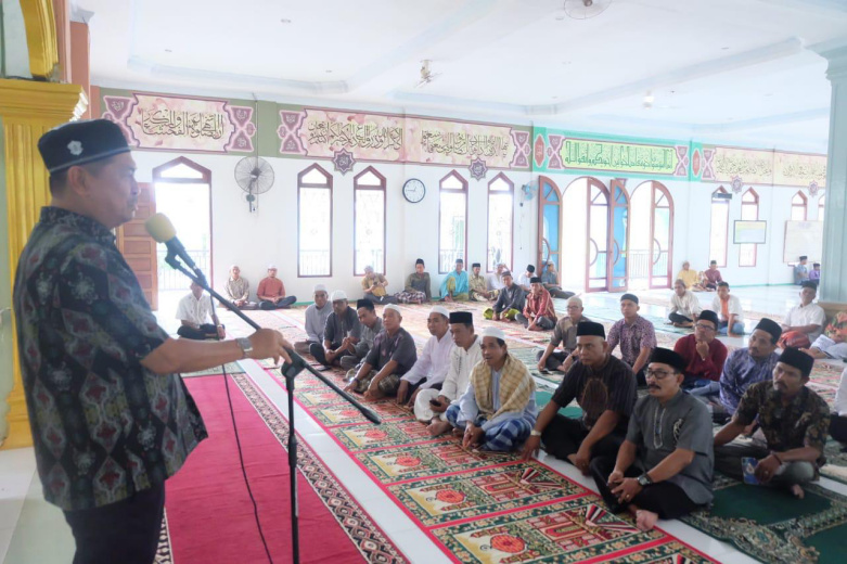 Wabup Inhil Safari Ramadan ke Kecamatan Kateman