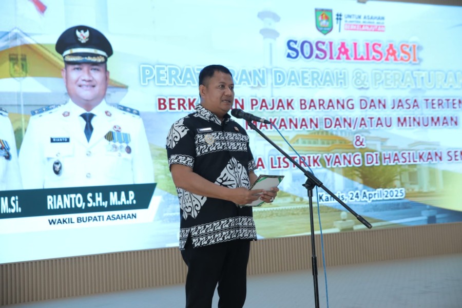 Wakil Bupati Asahan Buka Sosialisasi PBJT di Kabupaten Asahan