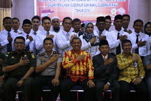 70 anggota PPK dilantik, ini pesan ketua KPU Siak