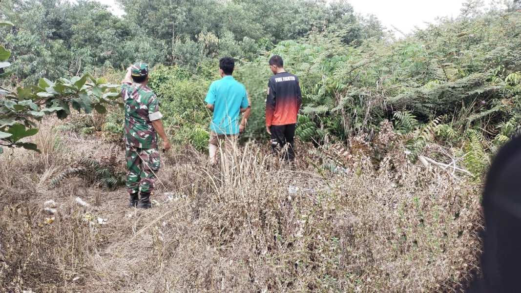 Serka Khorianto Meninjau Langsung Wilayah Binaannya Untuk Mencegah Karhutla