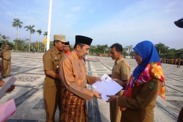 Sebanyak 100 ASN Siak Naik Pangkat