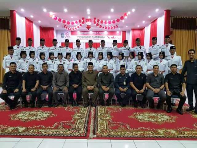 Bupati Kukuhkan Paskibraka Siak