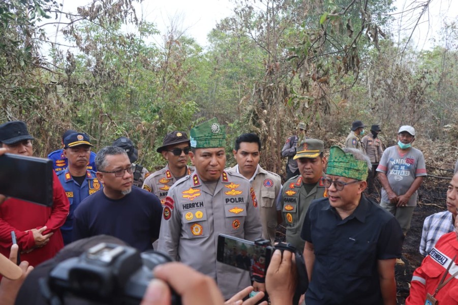 Karhutla Mulai Terkendali, Kapolda Riau Puji Peran Sinergitas