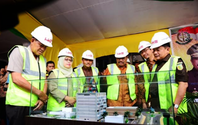 Hadiri Peletakan Batu Pertama Gedung Kejati Riau, Jaksa Agung : Semoga Dapat Meningkatkan Pelayanan