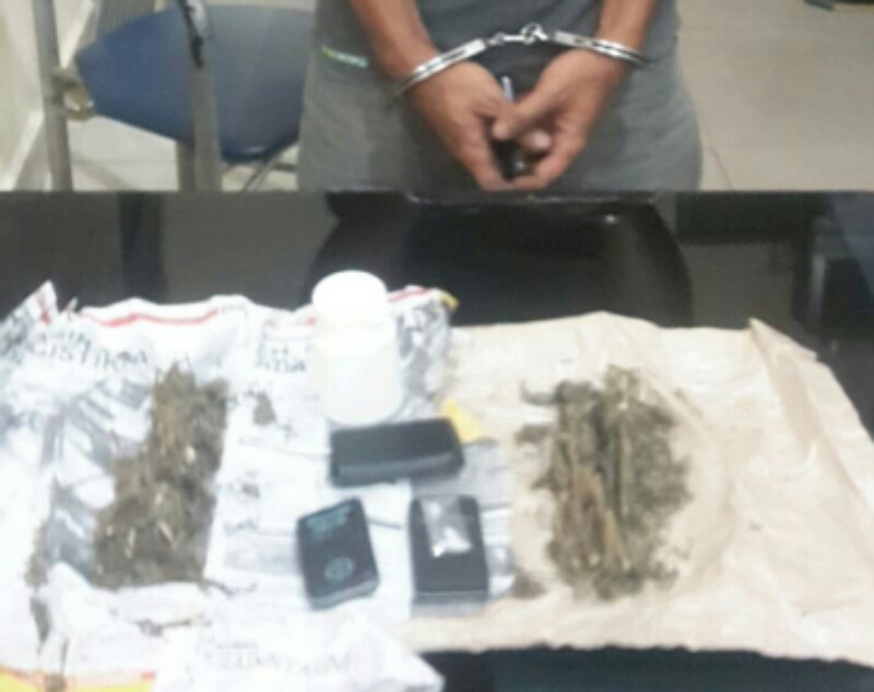 Polres Dumai Tangkap Pengedar Narkoba dan Barang Bukti di Bengkel Motor