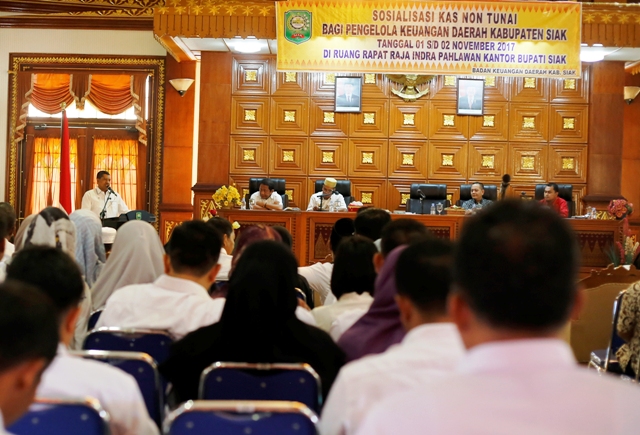 BKD Siak Taja Sosialisasi Kas Non Tunai