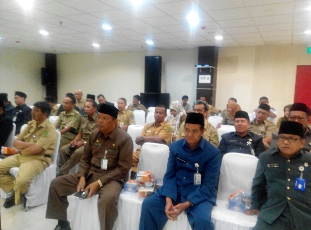 Miris...!!! Rapat Paripurna DPRD Inhil Minim Kepala SKPD