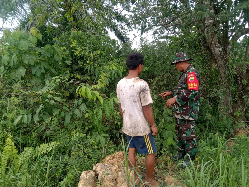 Serka Suandi Berikan Larangan Kepada Masyarakat Untuk Membakar Lahan dan Hutan