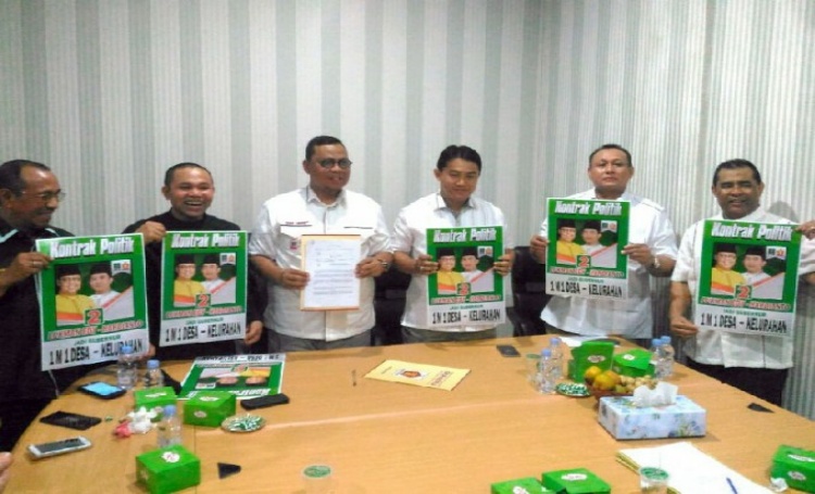 Kontrak Politik LE-Hardianto untuk Masyarakat Desa, Ini Isinya...!!!