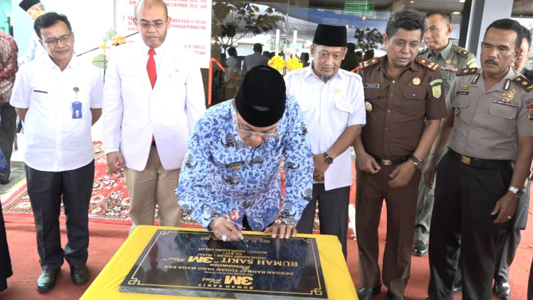 Bupati Inhil Resmikan Rumah Sakit 3M Plus