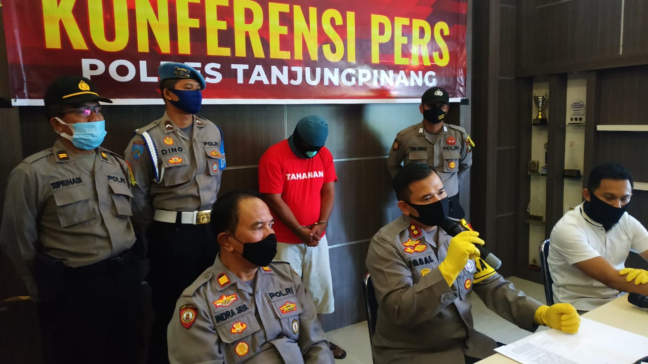 Polres Tanjungpinang Gelar Konferensi Pers Pengungkapan Tindak Pidana Pembunuhan