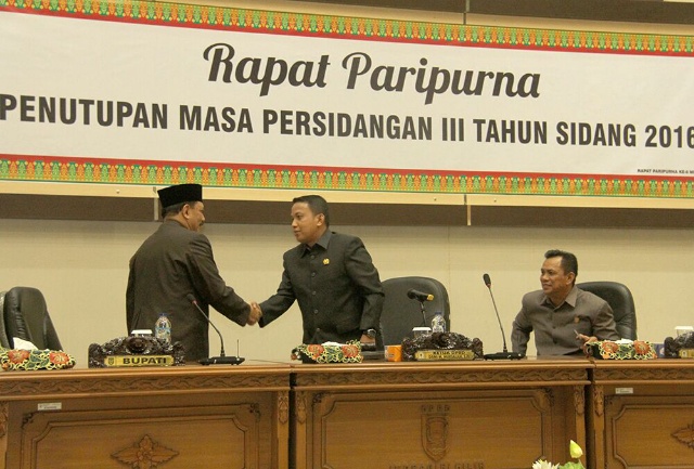 DPRD Inhil Gelar Penutupan Masa Persidangan III Tahun 2016