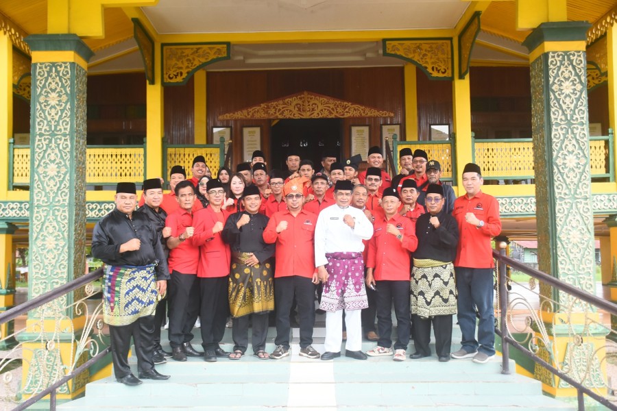 Pengurus DPC PDI Perjuangan Kota Dumai Lakukan Silaturahmi Perdana ke LAMR