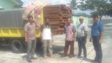 Pengedar Narkotika dan Kayu Ilegal, di Amankan Kodim Dumai
