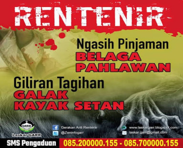Wajib Baca...!!! Penerapan Sanksi Pidana Bagi Pengusaha Rentenir