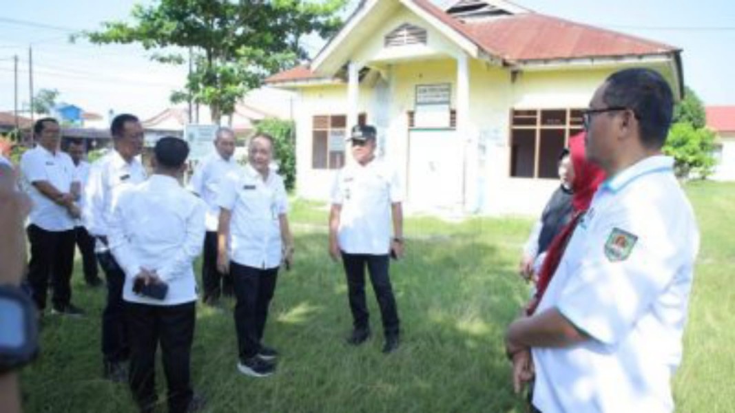 Wakil Bupati Asahan Tinjau Lokasi Pembangunan Balai Latihan Kerja