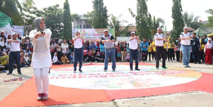Meriahnya Peringatan Hari Kesehatan Nasional Indonesia di Inhil