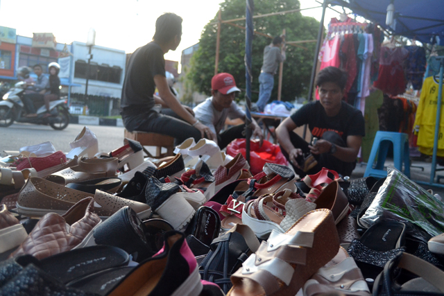 Jelang Lebaran Ekonomi Lesu, Pedagang di Dumai Mengeluh
