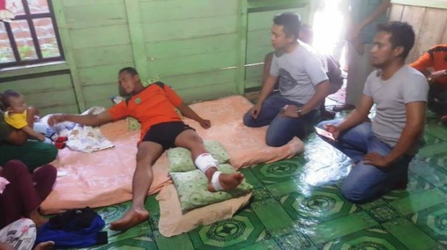 Kaki Mantan Kiper Porpov Inhu Diterkam Buaya