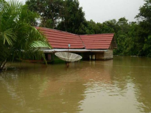 4 Kecamatan di Musi Banyuasin Terendam Banjir 3 Meter