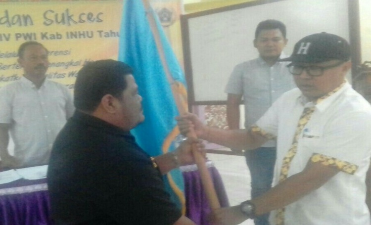 Efril Reza Pimpin PWI Inhu Masa Jabatan 2018-2021