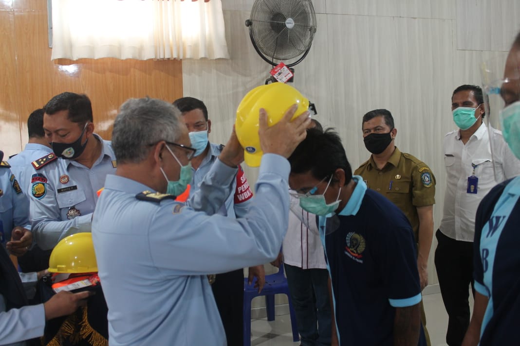 Kanwil Kemenkumham Kepri Gelar Pelatihan Jasa Kontruksi Bangunan Umum bagi WBP Lapas Tanjungpinang