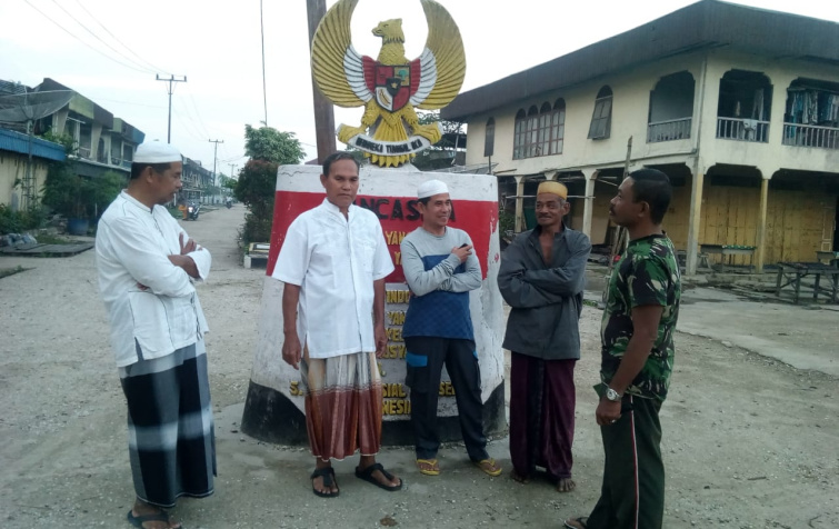 Dalam Pelaksanaan TMMD ke-106, Para Satgas Selalu Berkoordinasi dengan Warga