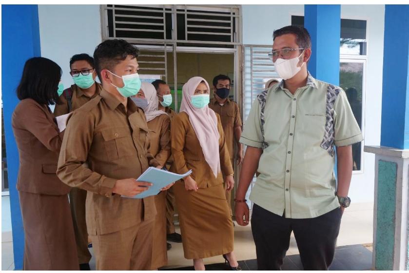 Bupati Bintan Apri Sujadi Tinjau Kesiapan Ruang Isolasi COVID-19 Di RSUD Bintan