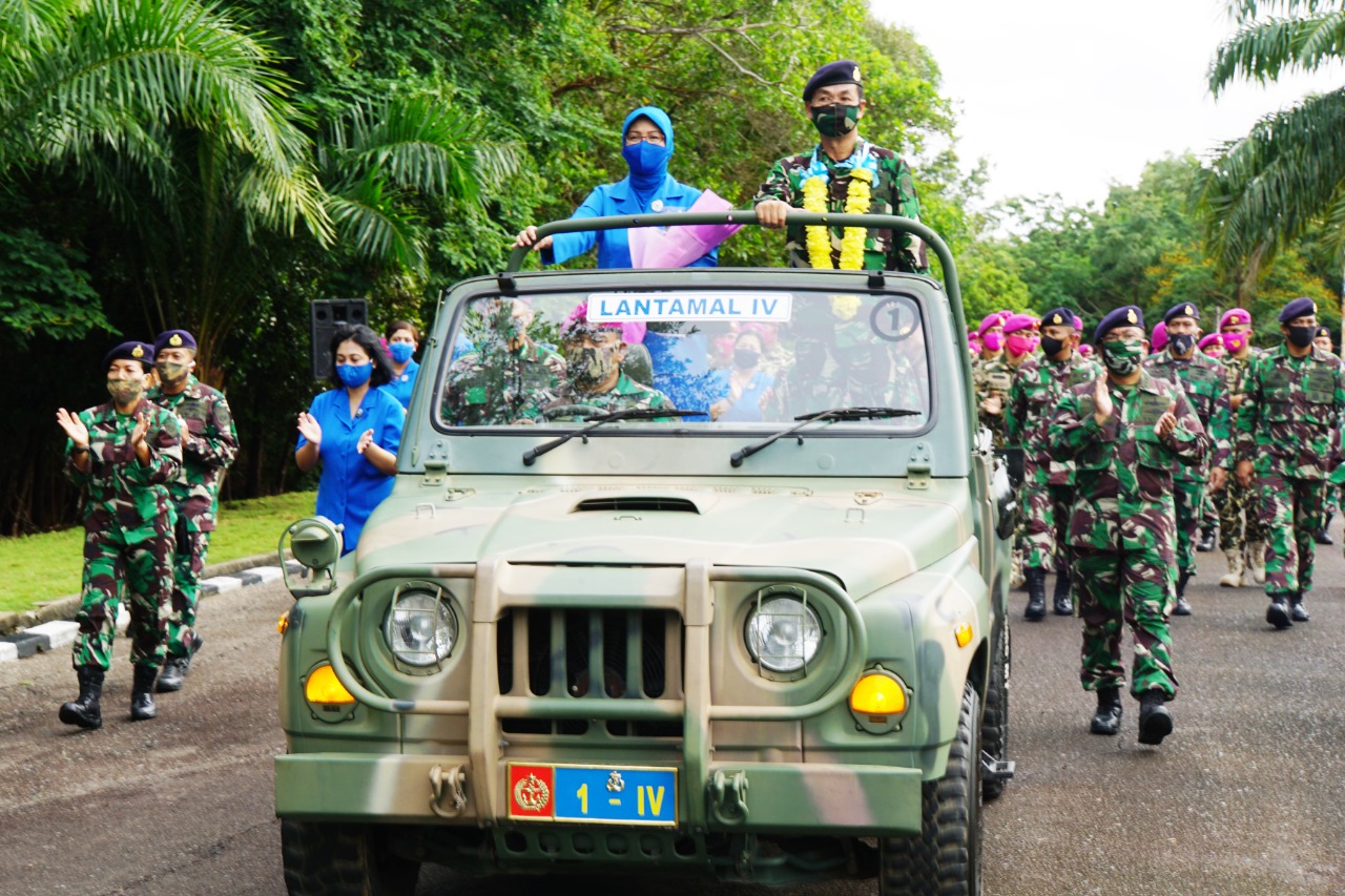 Danlantamal IV yang Baru Disambut dengan Gegap Gempita