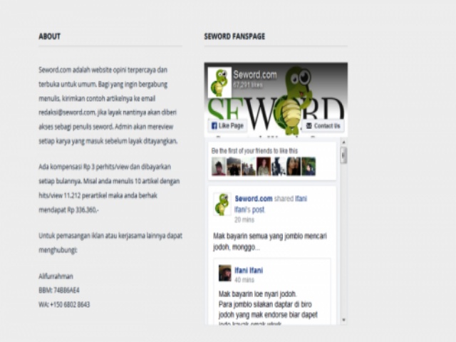 Ini Bukti Seword.com Media Abal-Abal