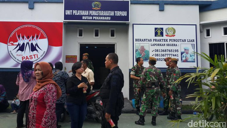 161 Tahanan Rutan Pekanbaru Sudah Ditangkap