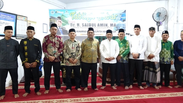 Bupati Inhil Ajak Warga Muhammadiyah Jaga Ukhuwah pada Tabligh Akbar Milad ke-113