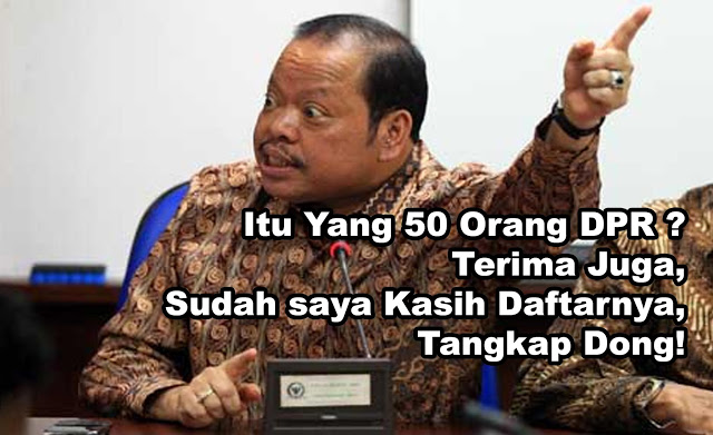 Sutan Bhatoegana Bernyanyi, 50 Anggota DPR RI  Periode 2009-2014 Terseret..