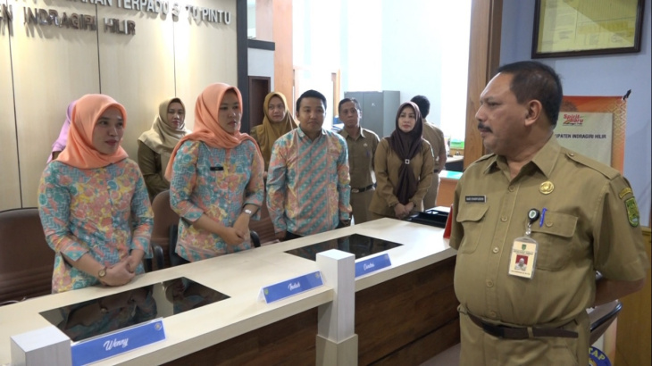Sekda Inhil Tinjau 3 OPD Pelayanan Publik
