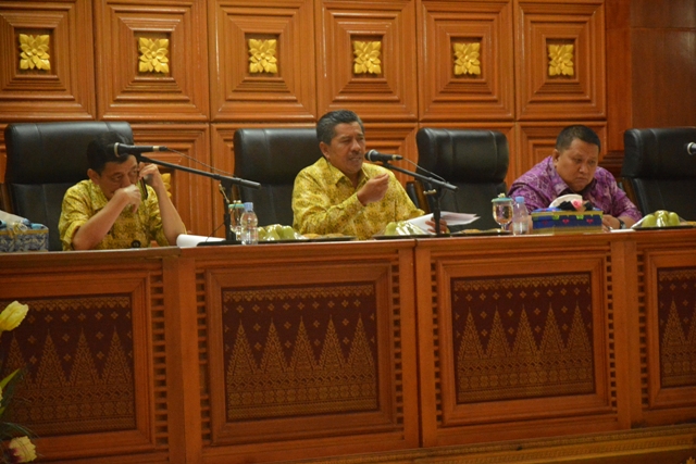 Alfedri Pimpin rapat RFK dan Capaian Kinerja OPD Siak