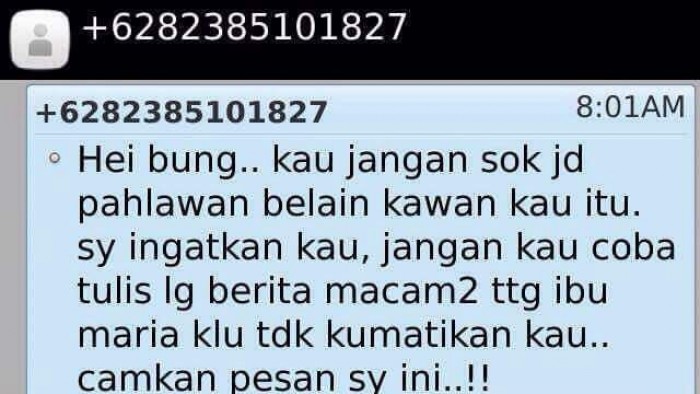 LBH Pers Padang: Ini Teror Kebebasan Pers, dan Tindakan Kriminal Verbal