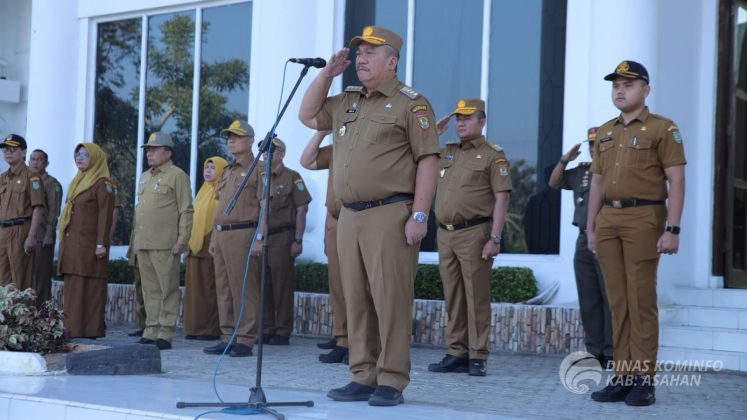 Bupati Asahan Pimpin Apel Perdana