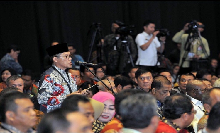 Pertanyakan RTRW, Ini Kata Wako Dumai Dihadapan Presiden